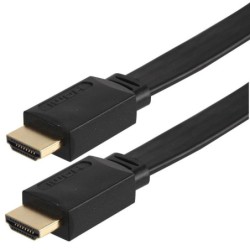 Cavo HDMI High Speed con Ethernet A A M M Piatto 1m