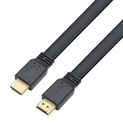 Cavo HDMI 2.0 High Speed con Ethernet A A M M Piatto 0,5m