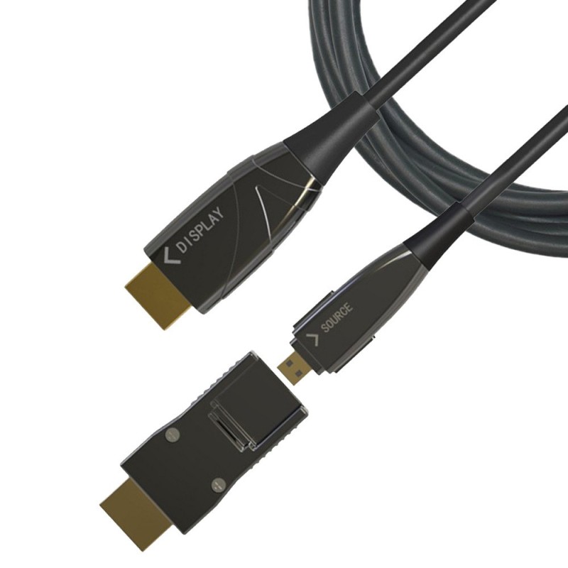 Cavo HDMI A A Micro HDMI AOC in Fibra Ottica 4K 100m