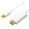 Cavo Convertitore Mini DisplayPort V.1.2 Thunderbolt a HDMI M M 1m