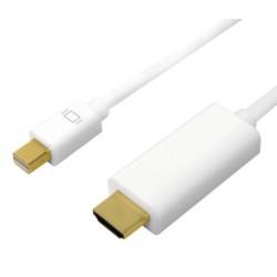 Cavo Convertitore Mini DisplayPort V.1.2 Thunderbolt a HDMI M M 2m