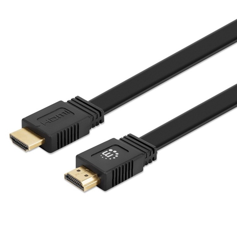 Cavo HDMI High Speed With Ethernet Piatto 0.5m nero