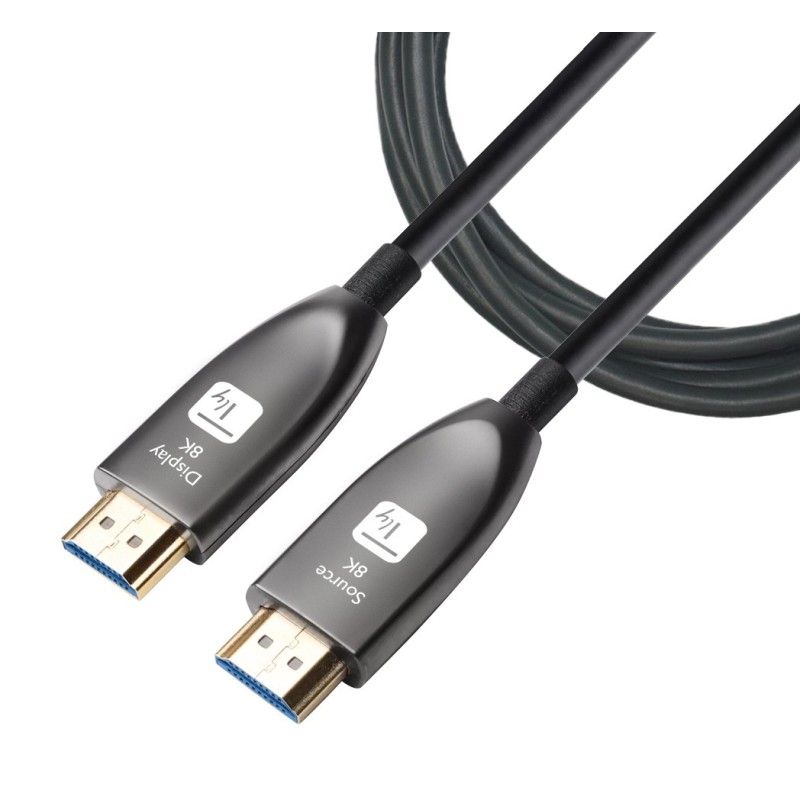 Cavo Ottico Attivo HDMI 2.1 Active Optical Cable 8K 48Gbps eARC HDMI A A M M 10m