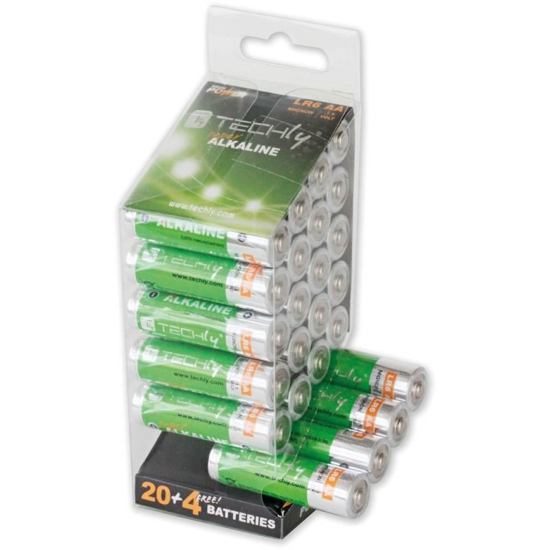 Multipack 24 Batterie High Power Stilo AA Alcaline LR06 1,5V