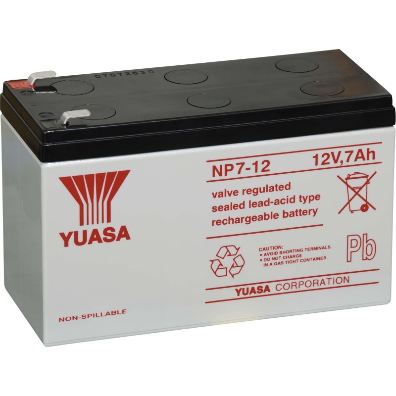 Batteria Piombo-Acido per UPS 12 V 7 Ah, NP7-12