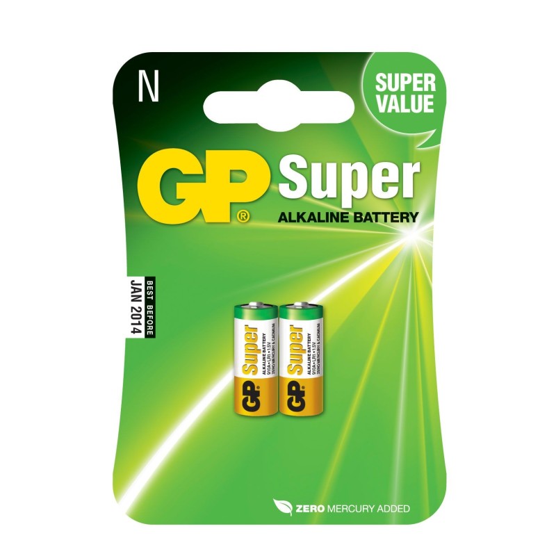 Blister 2 Batterie N/LR1/Lady GP Super