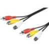 Cavo Audio Video 3 x RCA M M 1,5mt