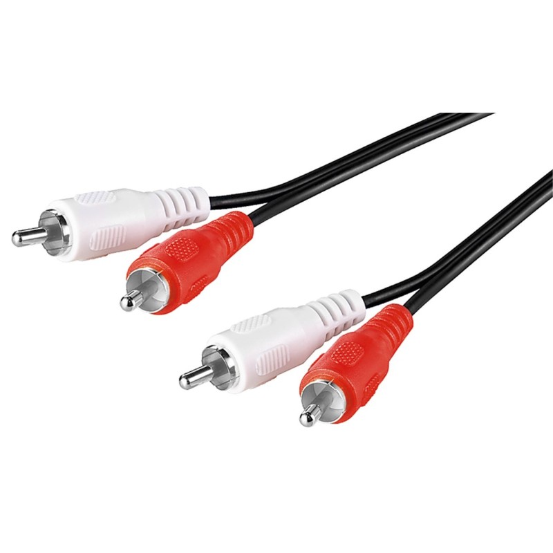 Cavo Prolunga Stereo RCA Chinch 2x RCA M M 2,5 m