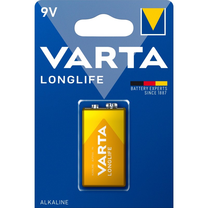 Blister 1 Batteria 9V Longlife Alcalina 6LP3146