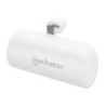 Power Bank PD 5000 mAh con Presa USB-C Integrata 20W Bianco