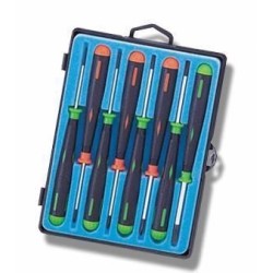 Set di 8 Cacciaviti di Precisione a Taglio Croce Torx