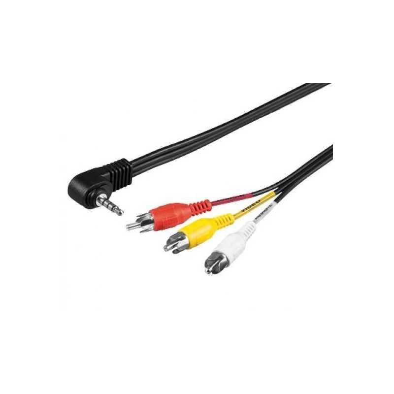 Cavo audio Video Videocamera 3RCA a 1 Jack 3.5 mm 1,5 Mt