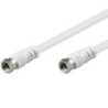 Cavo Antenna Satellite F F 1,5 mt bianco